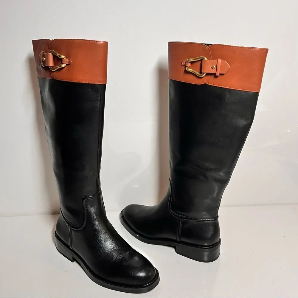 Vince Camuto Andalian Leather Riding Boots